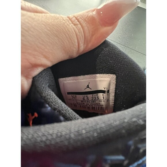 Nike Air Jordan Toddler Size 7C BLU/BLK 2015 SNEAKERS #807545-405 - Picture 5 of 7